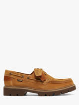 Derby Veterschoenen Uit Leder Clarks Beige men 26327954