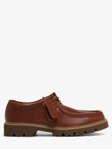 Chaussures Derbies En Cuir Clarks Marron men 26186417