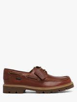 Derby Veterschoenen Uit Leder Clarks Bruin men 26186176