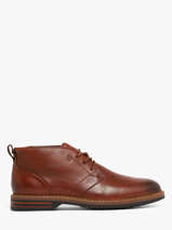 Enkellaarzen Uit Leder Clarks Bruin men 26320116
