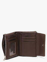 Portemonnee Met Kaarthouder Grained Flora & co Bruin grained F5019-vue-porte