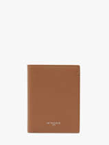 Portefeuille Lucien Leder Le tanneur Bruin lucien graine THGR3301