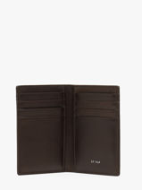 Kaarthouder Leder Le tanneur Bruin lucien huile THHU3510-vue-porte