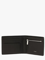 Portefeuille Cuir Le tanneur Noir lucien graine THGR3303-vue-porte