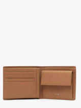 Portefeuille Cuir Le tanneur Marron lucien graine THGR3350-vue-porte