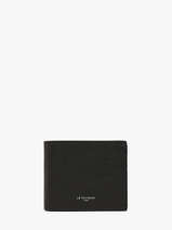 Portefeuille Cuir Le tanneur Noir lucien graine THGR3350