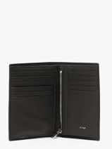 Portefeuille Lucien En Cuir Grain� Le tanneur Noir lucien graine THGR3311-vue-porte