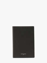 Portefeuille Cuir Le tanneur Noir lucien graine THGR3311