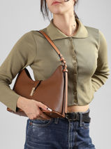 Sac Port� �paule Mae Hexagona Marron mae 5620322-vue-porte