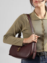 Hobo Caviar Leder Milano Violet caviar CA26069-vue-porte