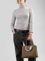 Sac Port� Main Grained Gallantry Beige grained 1-vue-porte