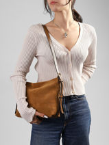 Cross Body Tas Vintage Nat et nin Bruin vintage MIMOREEN-vue-porte