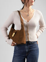 Schoudertas Vintage Nat et nin Bruin vintage RACHEL-vue-porte
