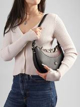 Sac Bandouli�re Zoe Hexagona Noir zoe 2320319-vue-porte