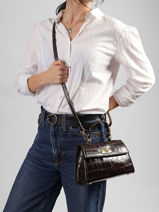 Sac Bandouli�re Milano Marron cocco balo CB25116-vue-porte