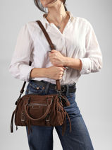 Sac Port� Main Victoire Gallantry Marron victoire 9-vue-porte