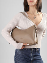 Schoudertas Dune David jones Beige dune CM7812-vue-porte