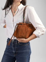 Sac Port� �paule Th Soft Cuir Tommy hilfiger Marron th soft AW19202-vue-porte