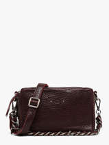 Sac Bandouli�re Vintage Cuir Mila louise Rouge vintage 23673E1