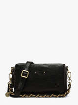 Sac Bandouli�re Vintage Cuir Mila louise Noir vintage 23673E1