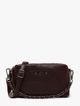Sac Bandouli�re Vintage Cuir Mila louise Rouge vintage 23673XE1