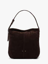 Sac Port� �paule Vintage Cuir Mila louise Marron vintage 23047V