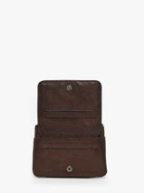 Portemonnee Vintage Leder Mila louise Bruin vintage 3853X-vue-porte