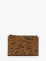 Portefeuille Leder Mila louise Bruin vintage 3576PA1