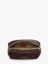 Trousse En Velours C�tel� Mila louise Marron vfr2 16069FR2-vue-porte