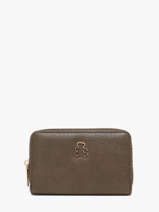 Portefeuille Ego Lulu castagnette Groen zip EGO26053
