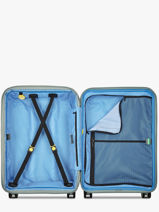 Valise Rigide Lutece Delsey Vert lutece 2800820-vue-porte