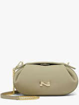 Cross Body Tas Nymphea Leder Nathan baume Groen nymphea 2