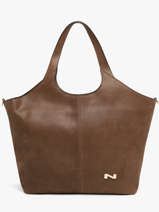 Schoudertas Riverside Leder Nathan baume Bruin riverside 3NG