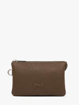 Etui 2 Compartimenten Original N Leder Nathan baume Bruin original n 283N