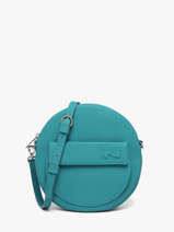 Sac Bandouli�re Dorine Cuir Nathan baume Bleu nathan 32PO