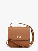 Sac Bandouli�re Ulysse Cuir Nathan baume Marron odyssey 2