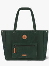 Schoudertas A4 Formaat Adventurer Gerecycleerd Polyester Cabaia Groen adventurer TOTEBAGL
