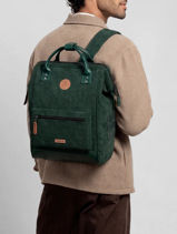 Adventurer Medium - Personaliseerbare Rugzak Cabaia Groen adventurer BAGS-vue-porte