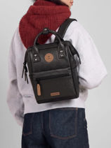 Rugzak Adventurer Xs Cabaia Zwart adventurer XS-vue-porte