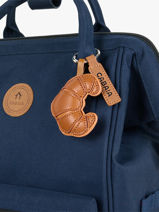 Porte-clefs Cabaia Marron accessoire CHARMS-vue-porte