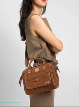 Cross Body Tas Crossbody M Cabaia Bruin crossbody M-vue-porte