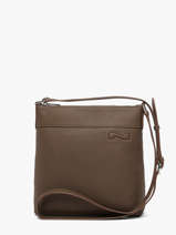Sac Bandouli�re Hasselt Cuir Nathan baume Marron n city 9