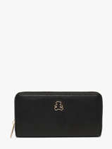 Portefeuille Chrysalide Lulu castagnette Noir zip CHRYSA52
