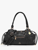 Sac Port� �paule Bride Lulu castagnette Noir bride ALEXANE