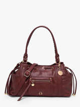 Sac Port� �paule Bride Lulu castagnette Rouge bride ALEXANE