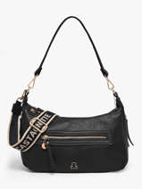 Schoudertas Zip Lulu castagnette Zwart zip BARRY