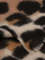 Sjaal Jorna Luipaardprint Pieces Beige jorna 17144833-vue-porte
