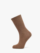 Sokken Marta Pieces Bruin socks women 17153801
