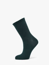Chaussettes Pieces Bleu socks women 17078534
