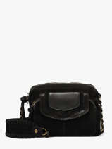 Sac Bandouli�re Abigail Cuir Pieces Noir abigail 17166655
